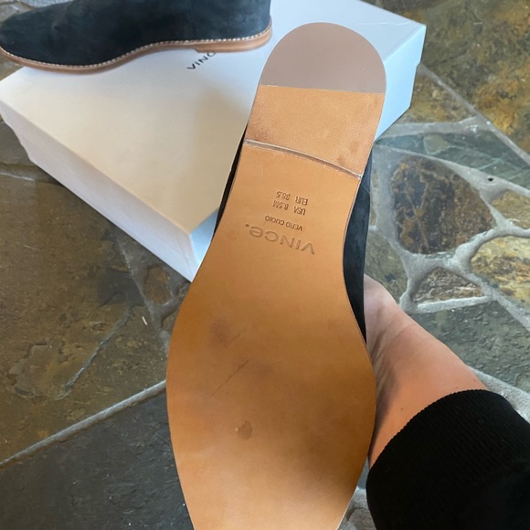 Vince Suede black Sinclair boots 8.5 - Picture 3 of 4